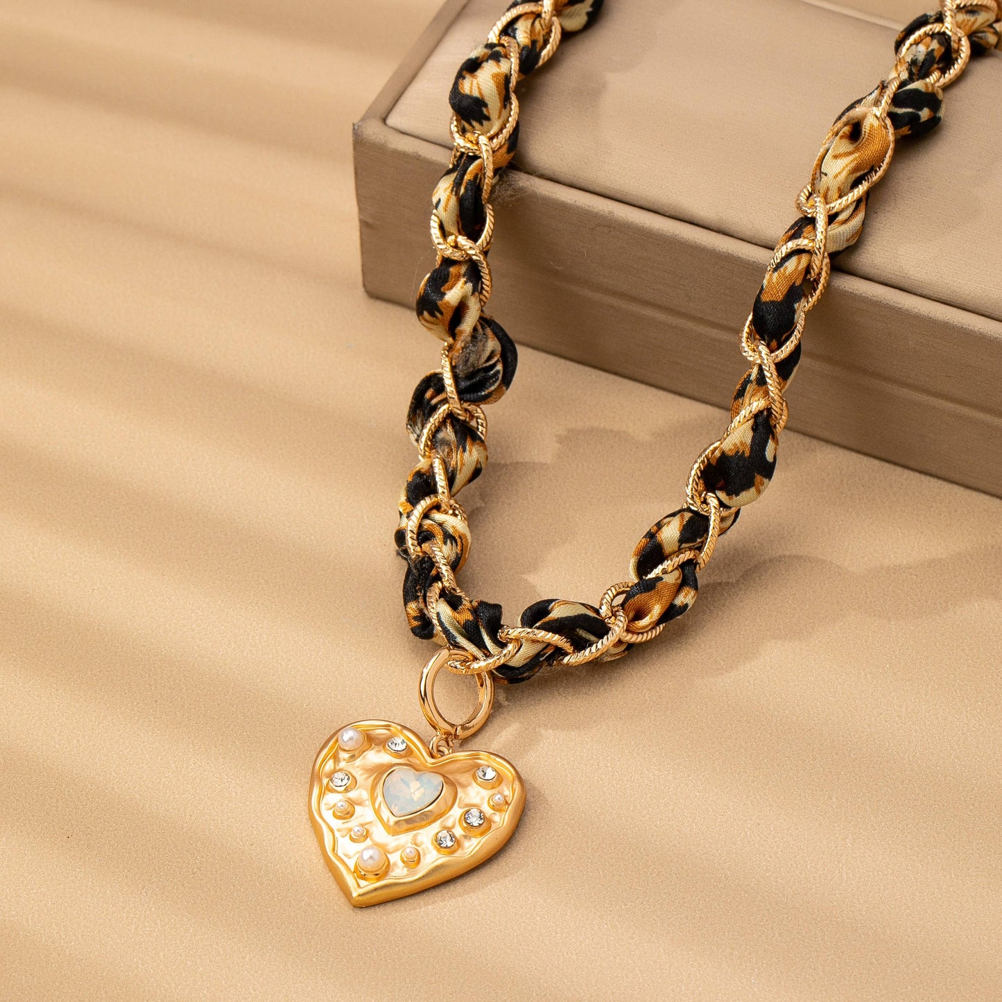 Double Cord Scarf Necklace