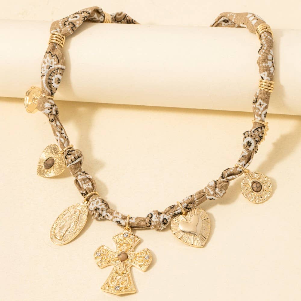 Charming Scarf Necklace