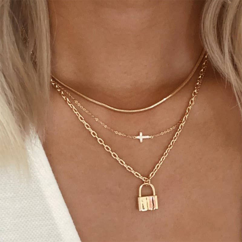 Locked in Love Necklace- WR