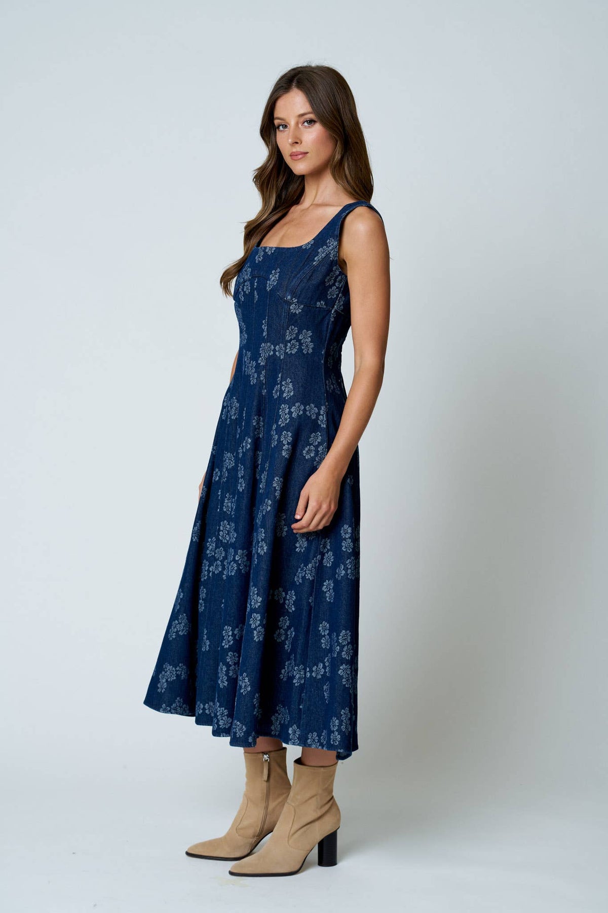 Blue Jean Baby Jaquard Dress