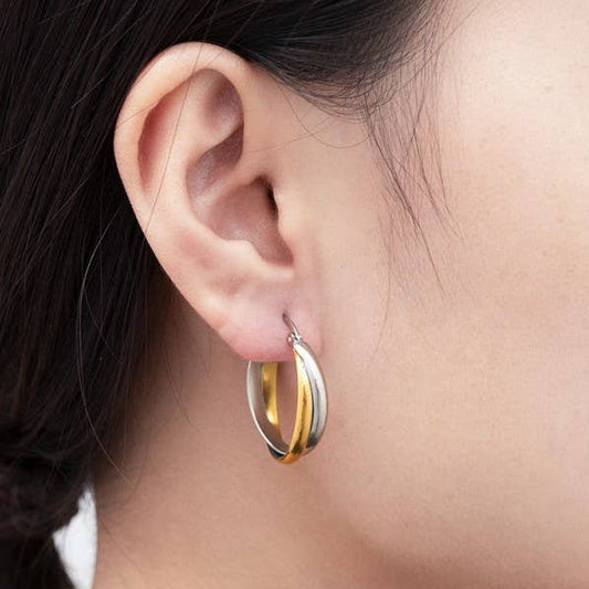 Two Tone Hoops- Water Resistant