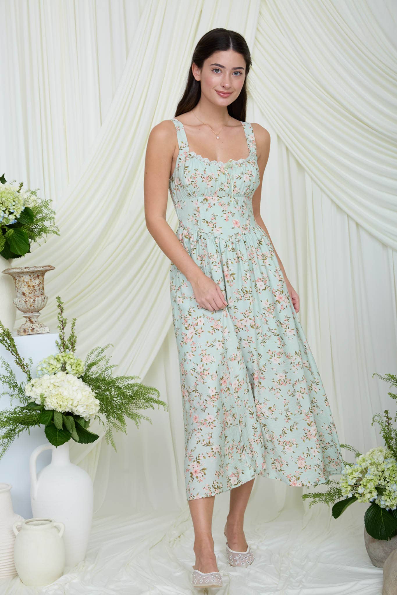 Sage Me Happy Dress
