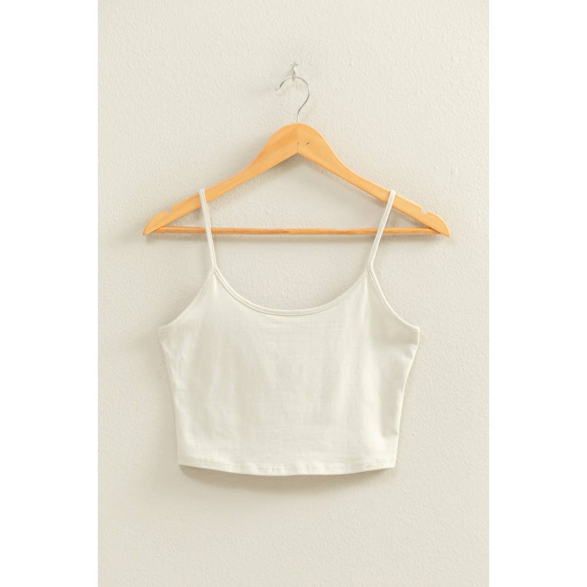 White Cropped Cami