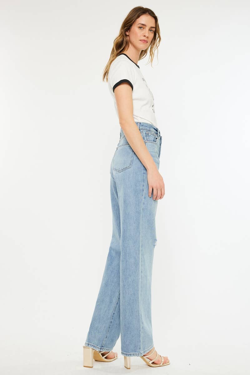 Brooke 90s Wide Leg Straight Jeans