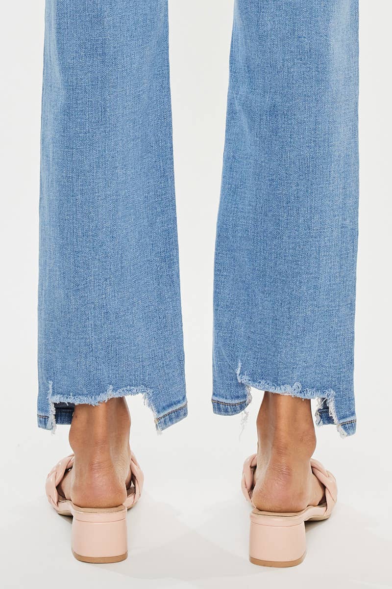 Hannah High Rise Straight Jeans