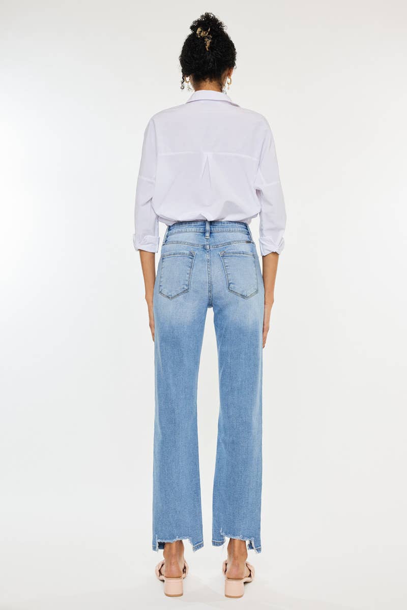 Hannah High Rise Straight Jeans