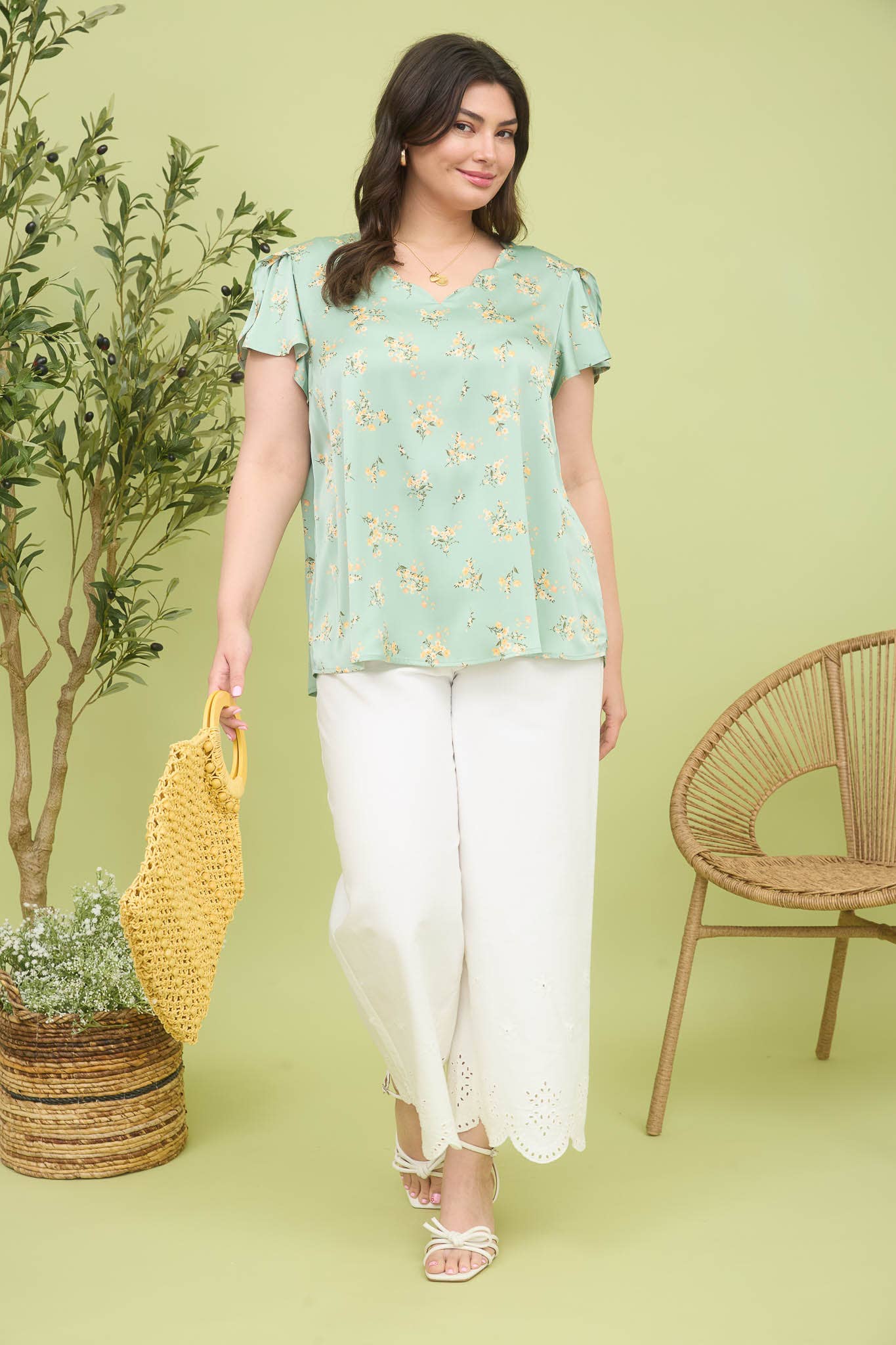 Mint to Bloom Top