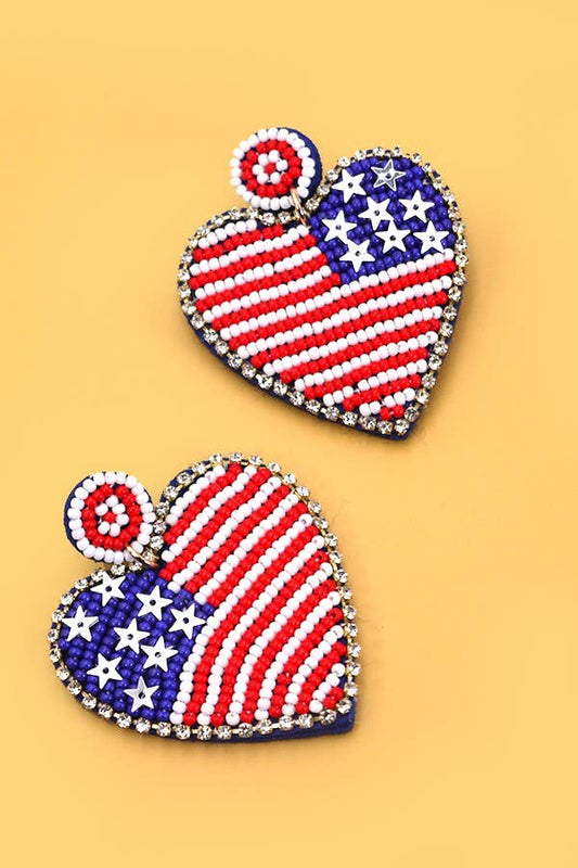 American Hearts Earrings