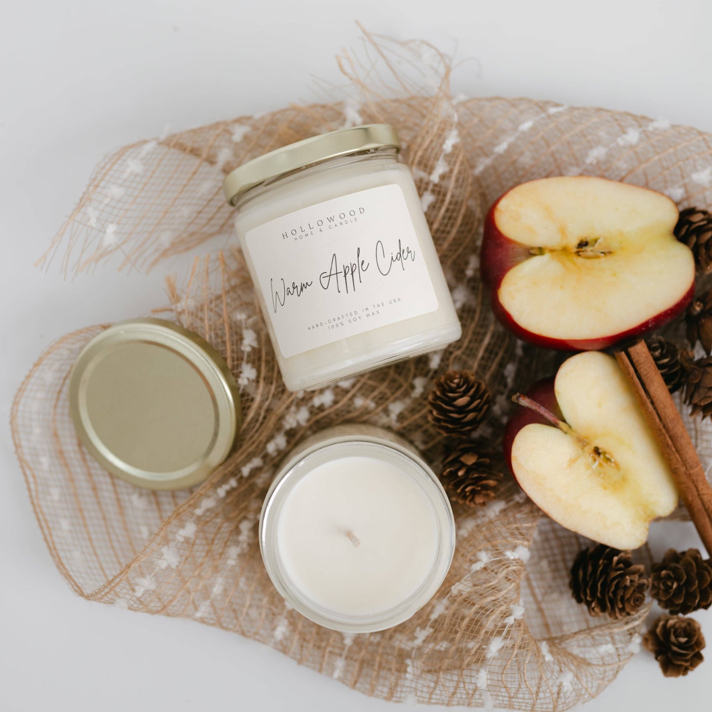 WARM APPLE CIDER | 8 OZ CANDLE