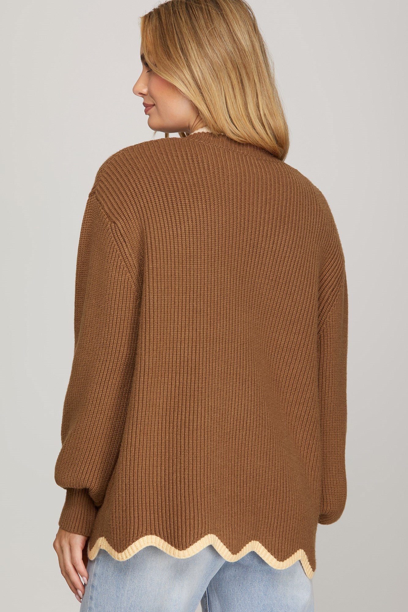 Scalloped Cardigan
