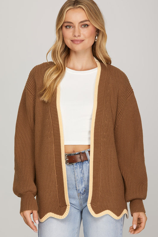 Scalloped Cardigan