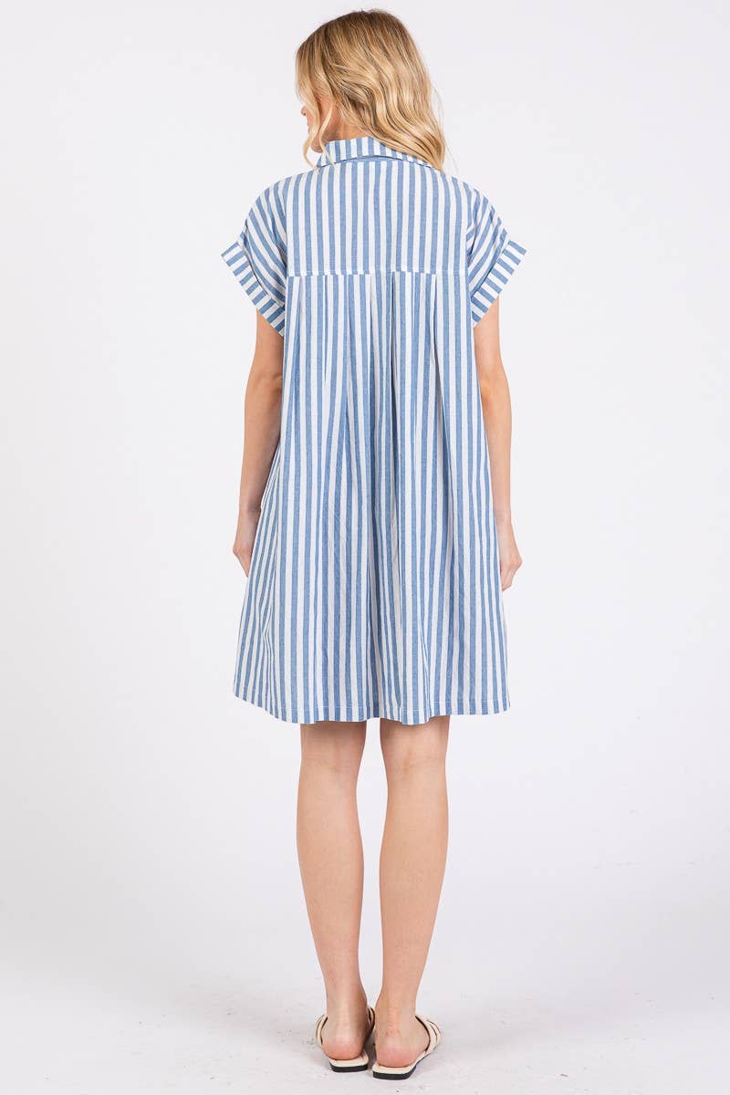 The Bluebell Button-Up Dress