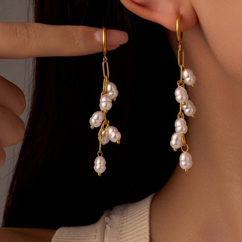 Pearl Rain Earrings | WR
