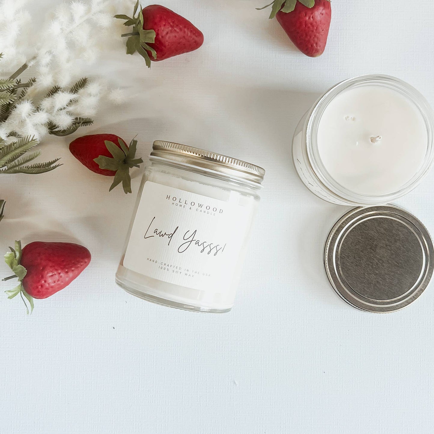 LAWD YASSS!: 8 OUNCE CANDLE