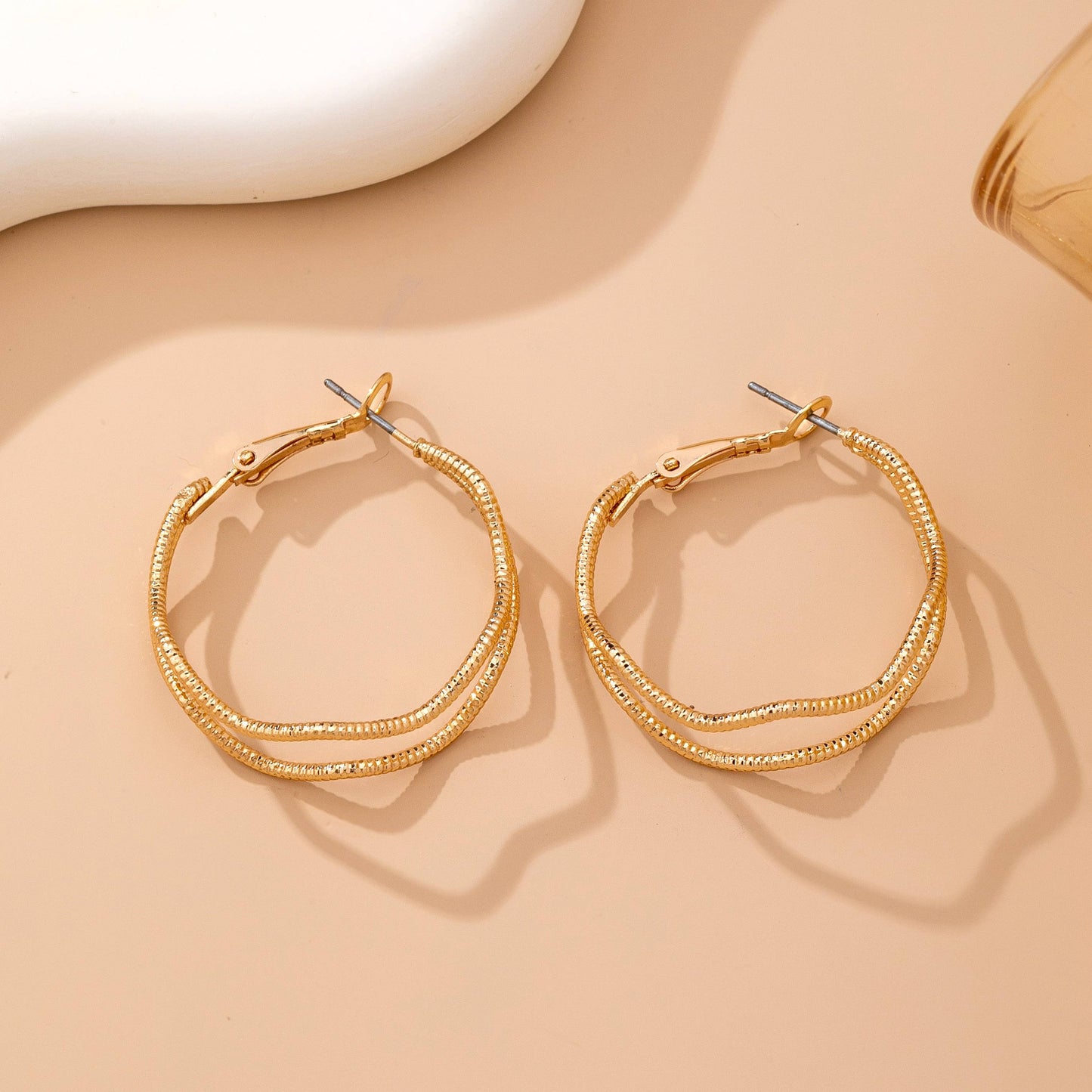 Wavy Hoops- Hypoallergenic
