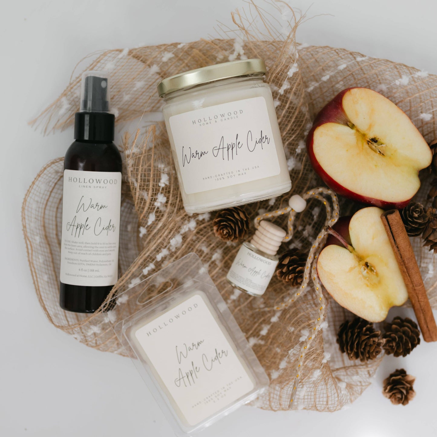 WARM APPLE CIDER | 8 OZ CANDLE