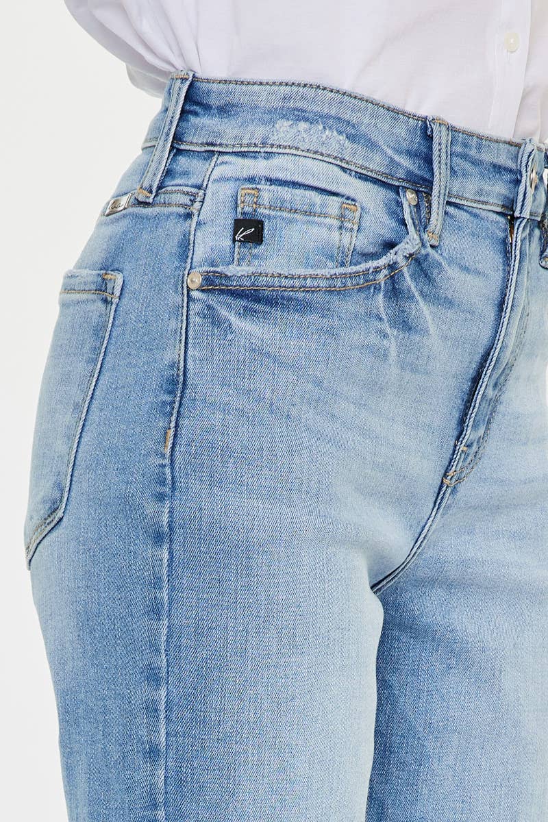 Hannah High Rise Straight Jeans