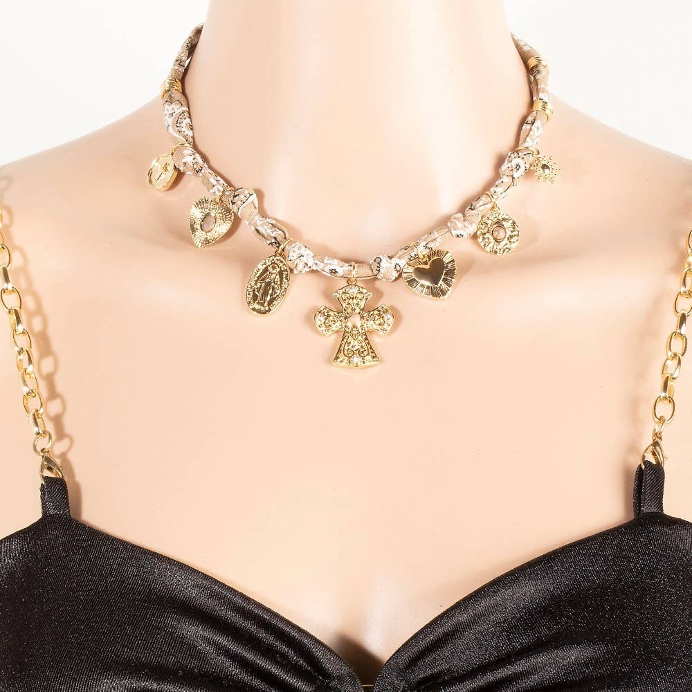 Charming Scarf Necklace