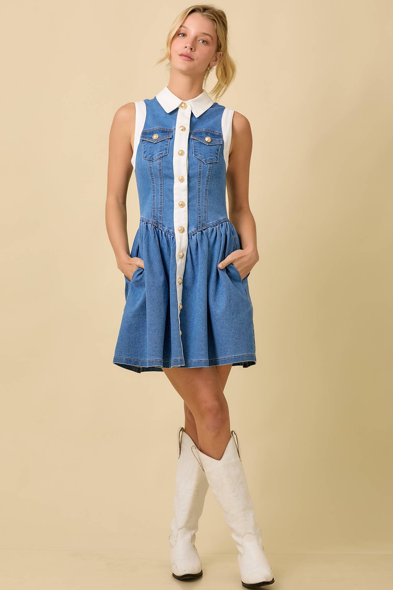 Denim Cowgirl Dress