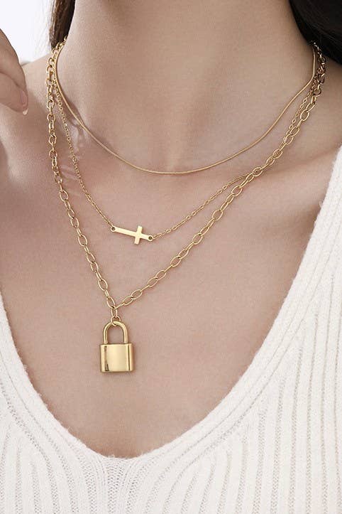 Locked in Love Necklace- WR