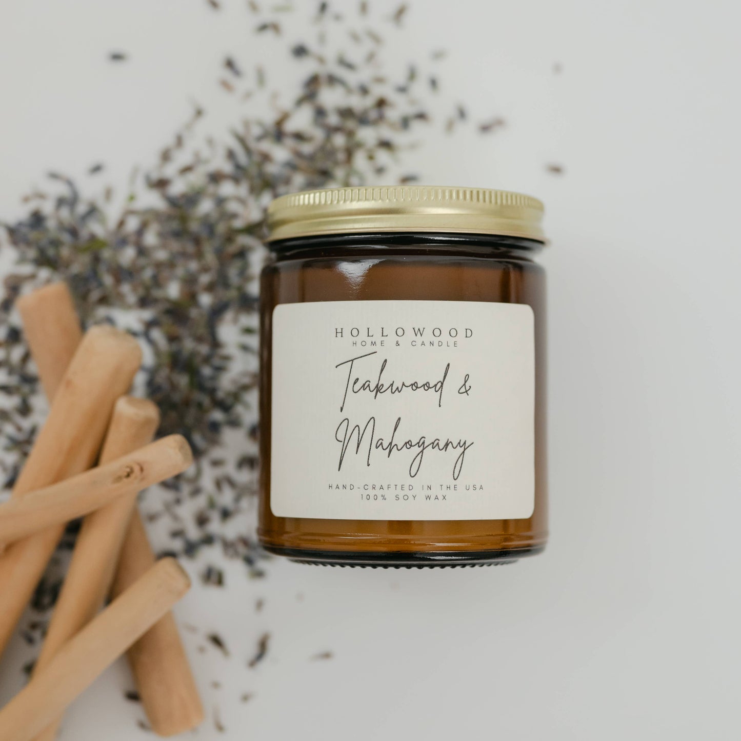 TEAKWOOD & MAHOGANY | 8 OZ Candle