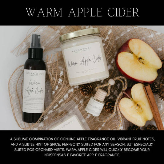 WARM APPLE CIDER | 8 OZ CANDLE