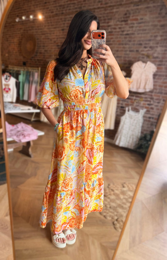 Marigold Garden Dress