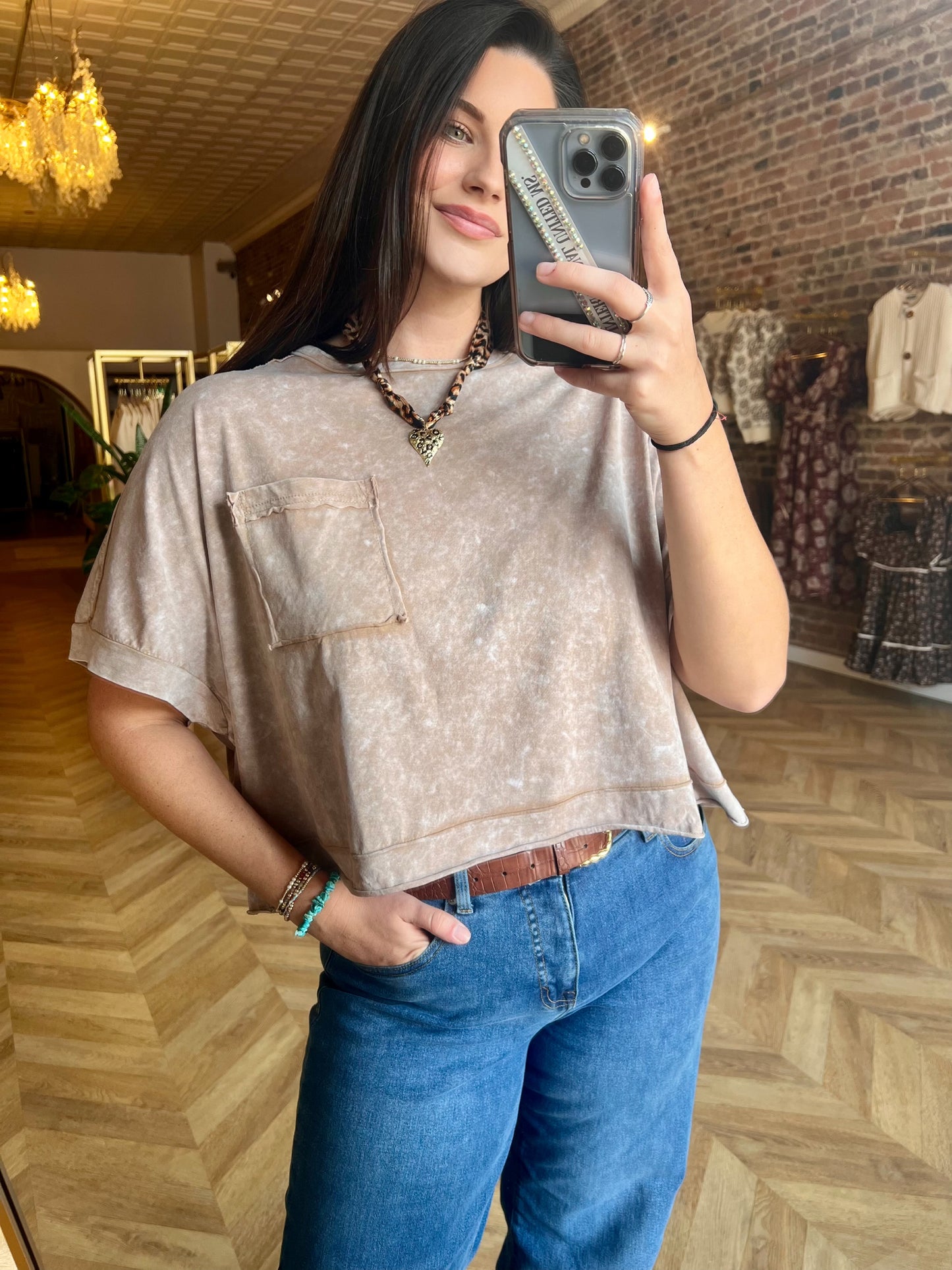 Mineral Washed Top
