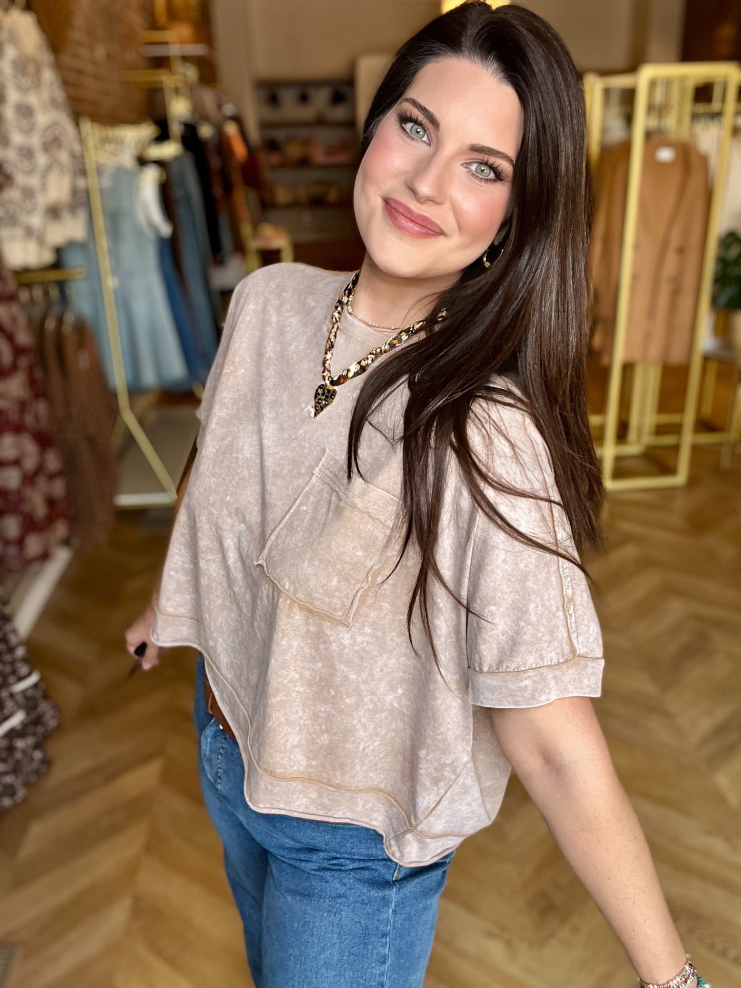 Mineral Washed Top