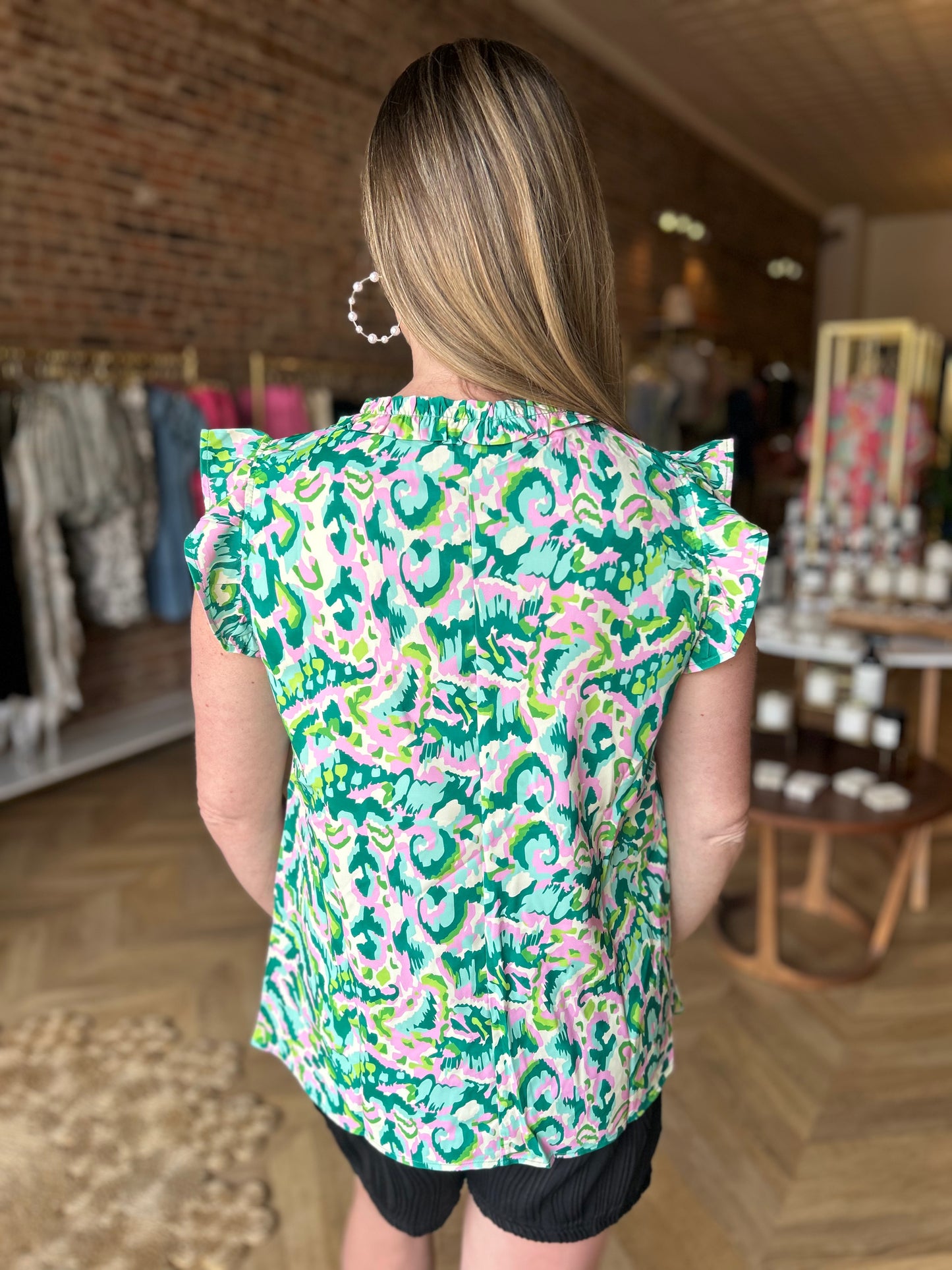Green with Envy Top