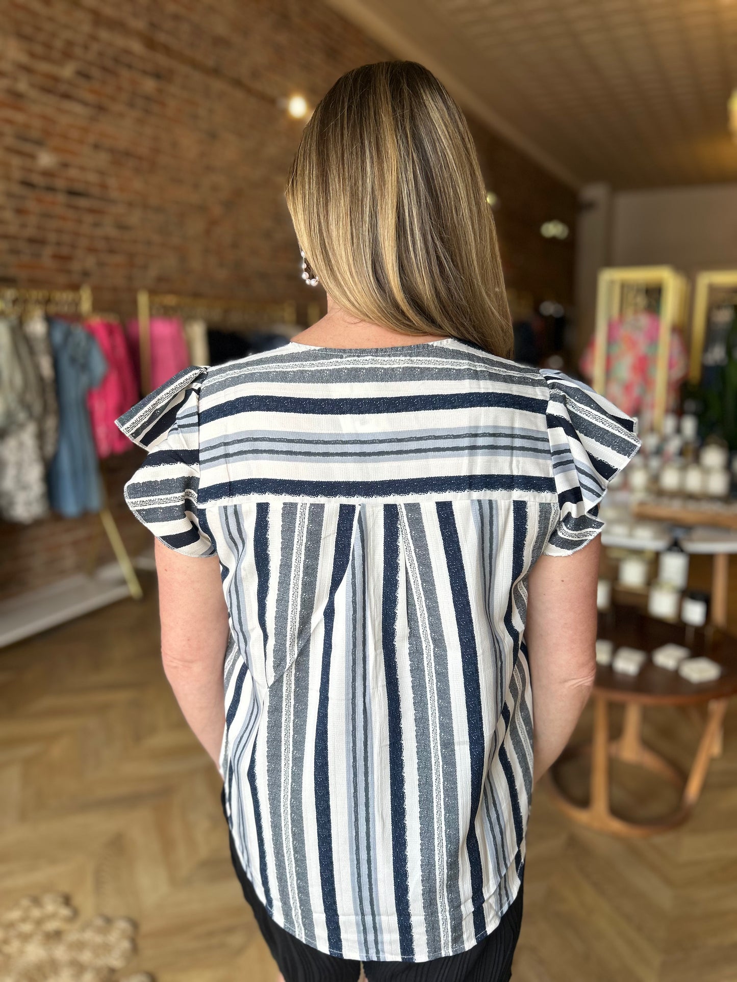 Mind Your Stripe Top