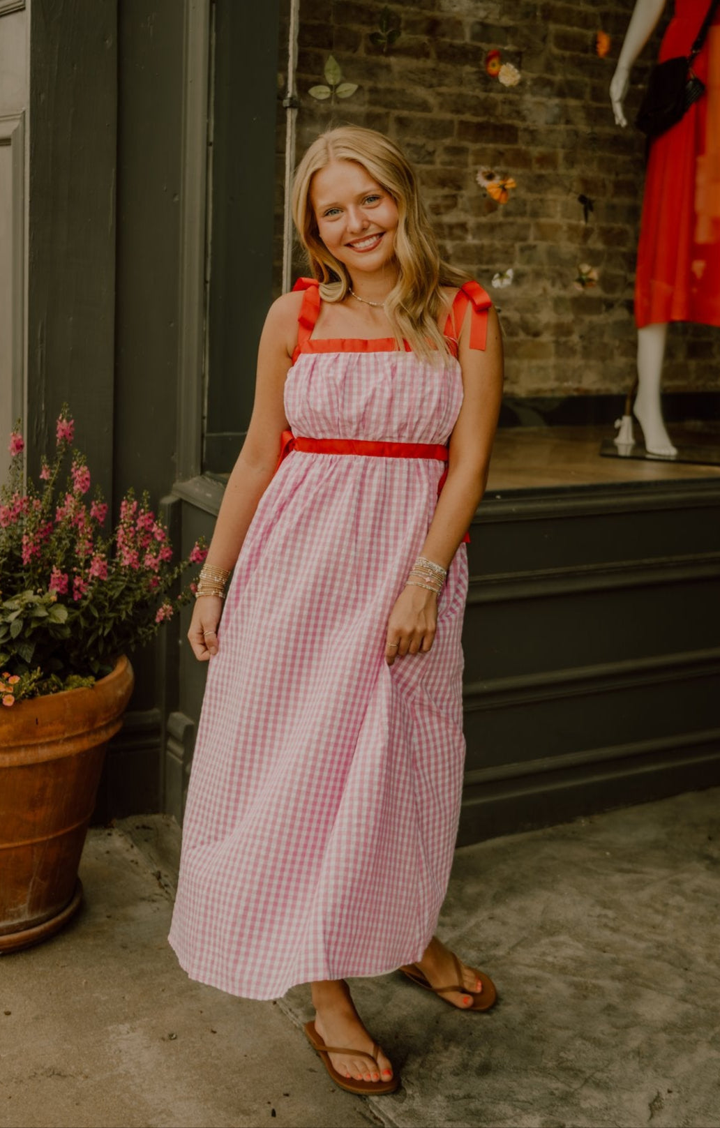 Gingham Summer Dress