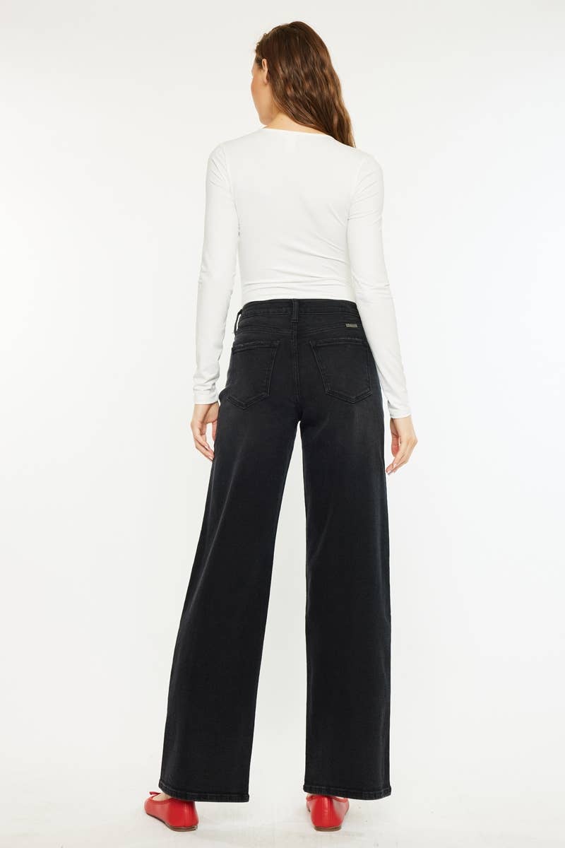 Sarah High Rise Wide Leg Jeans