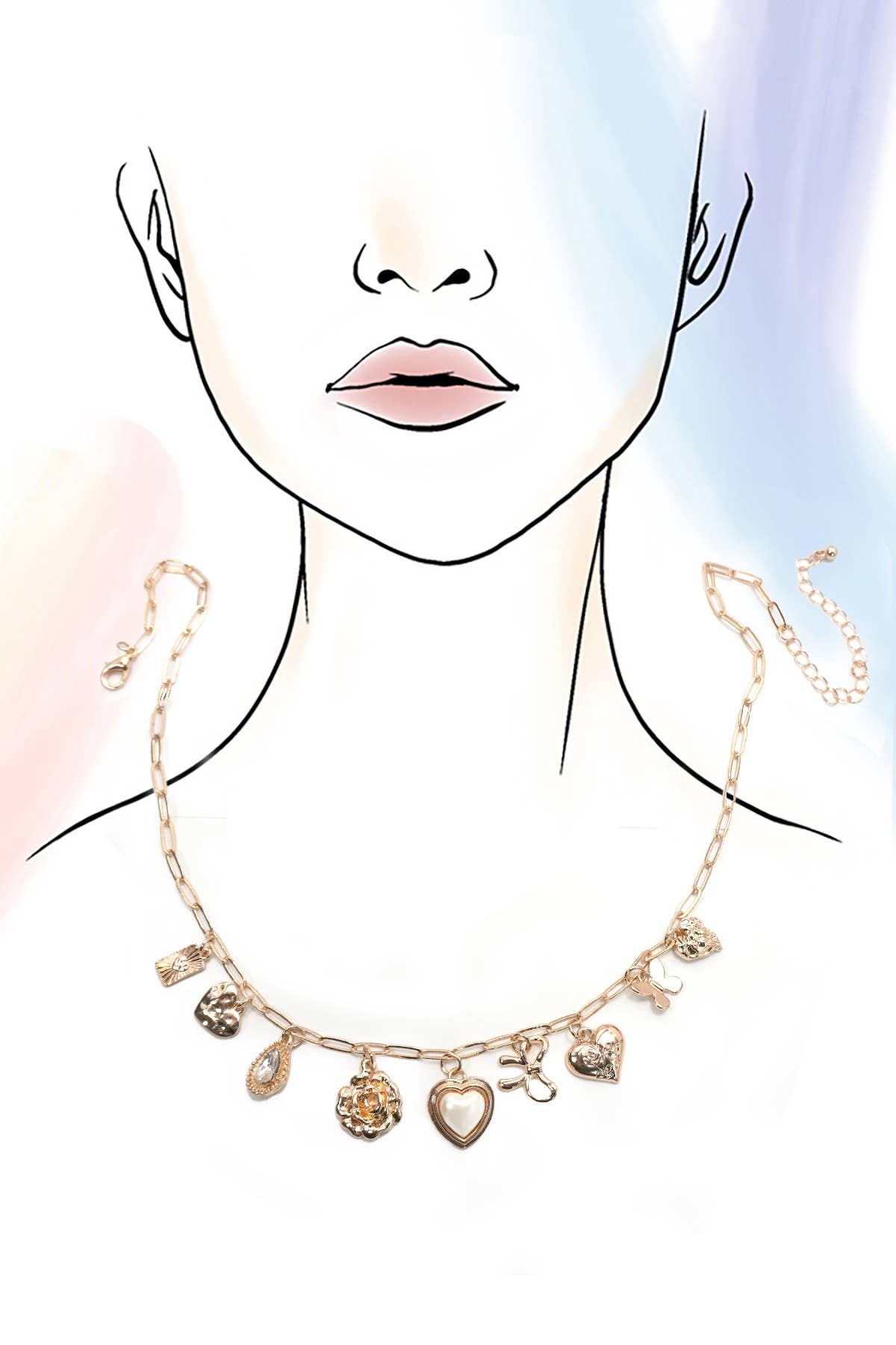 Charming Love Necklace-Anti Tarnish