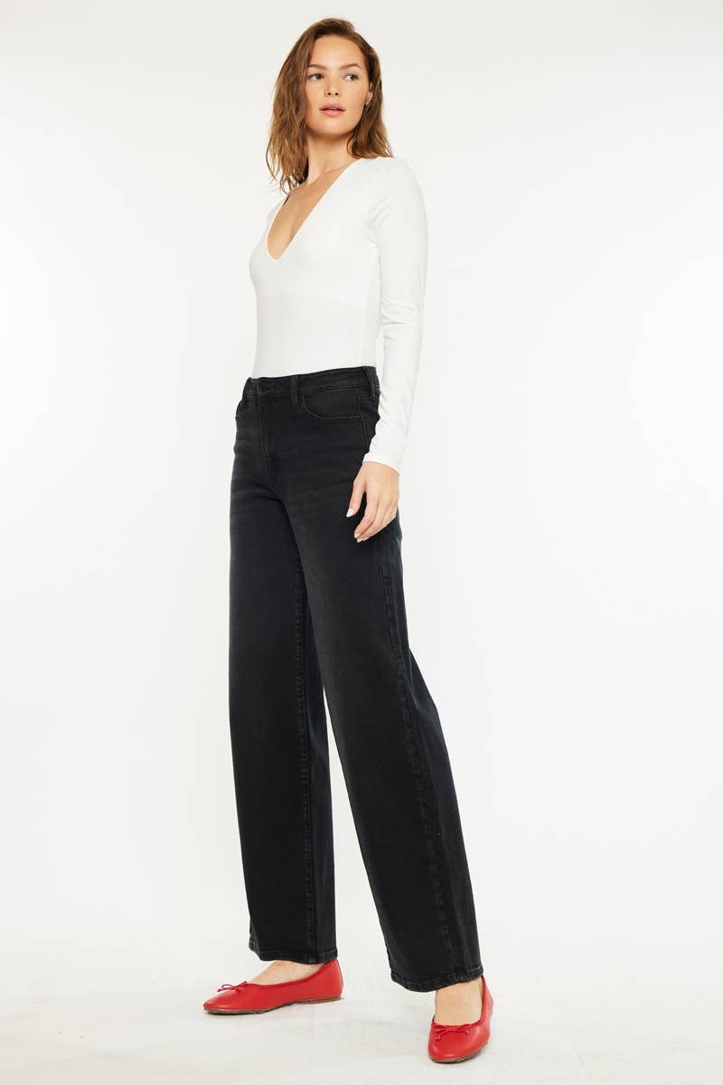 Sarah High Rise Wide Leg Jeans