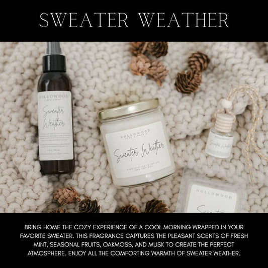 SWEATER WEATHER | 8 OZ CANDLE