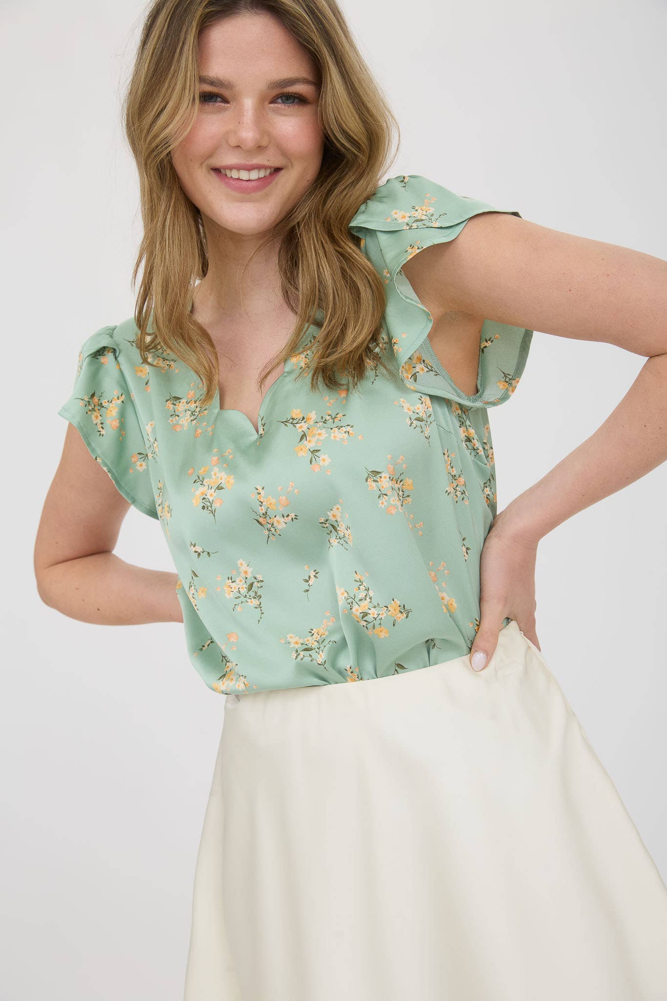 Mint to Bloom Top