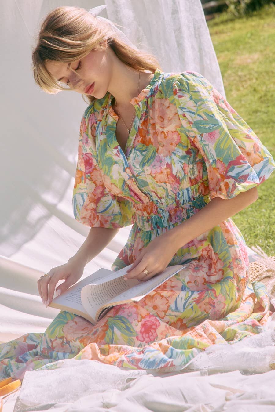 Minty Garden Dress
