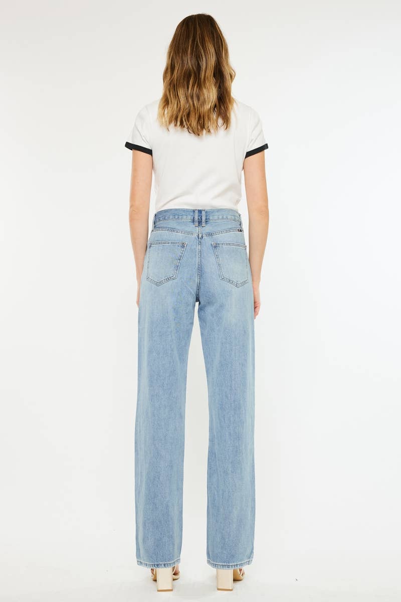Brooke 90s Wide Leg Straight Jeans