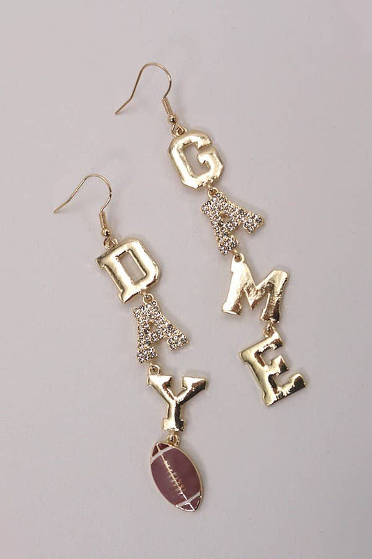 Game Day Earrings: Anti-Tarnish