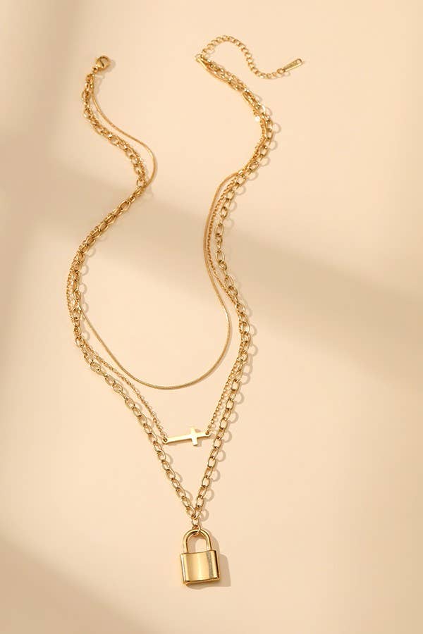 Locked in Love Necklace- WR