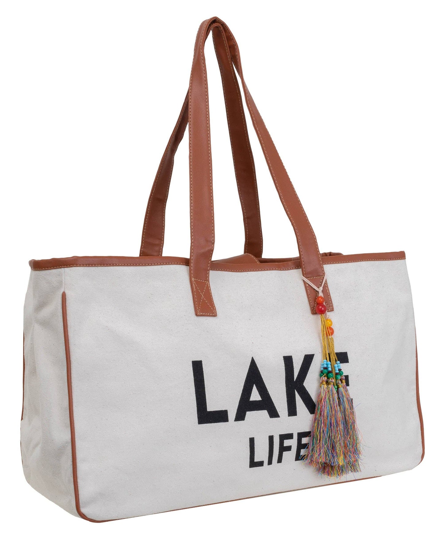 Lake Life Canvas Tote