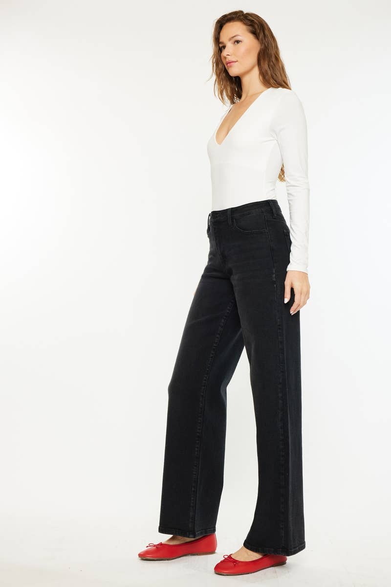 Sarah High Rise Wide Leg Jeans