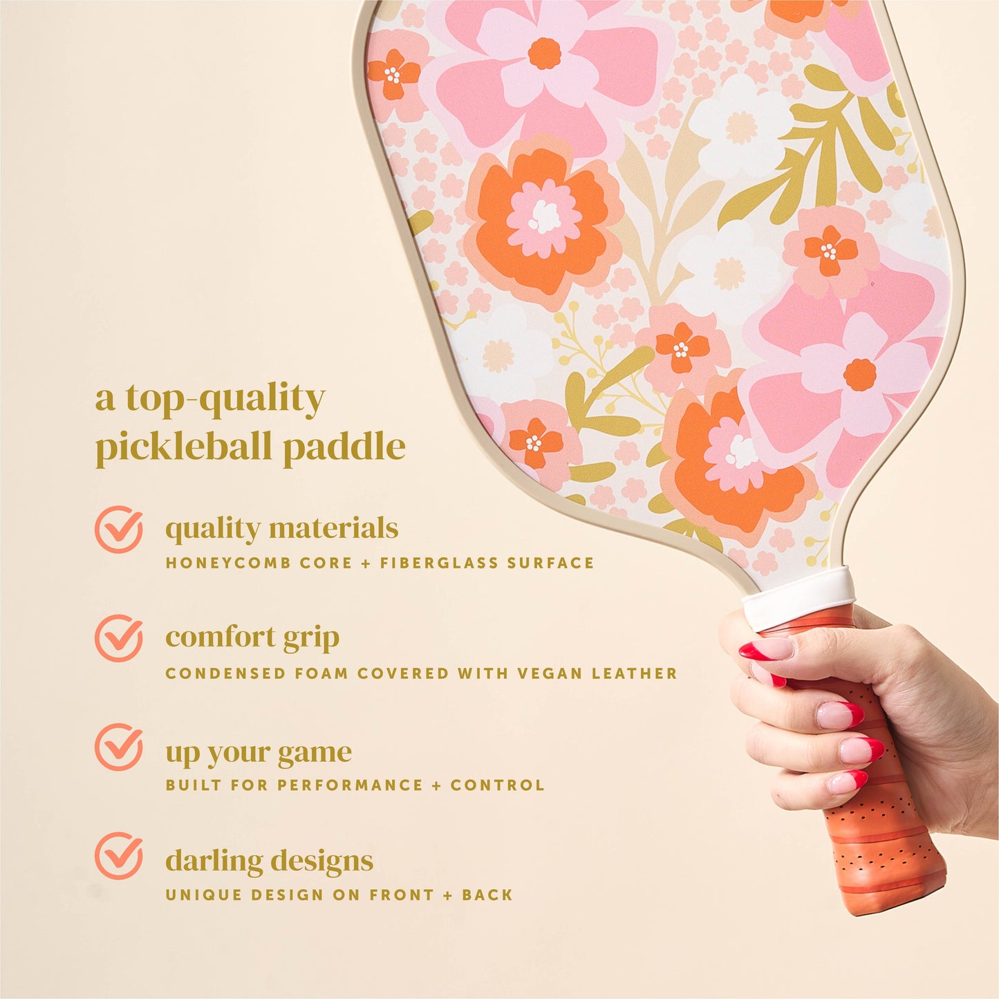 Beyond Blooms Pickleball Paddle