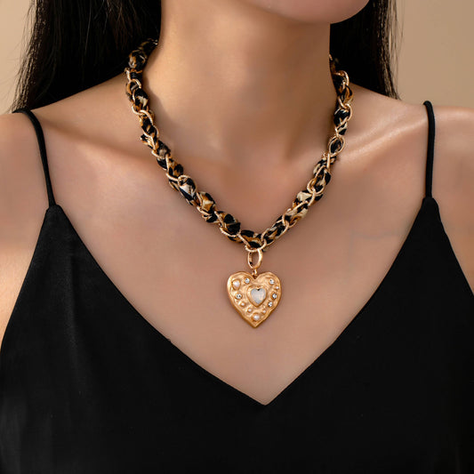 Double Cord Scarf Necklace