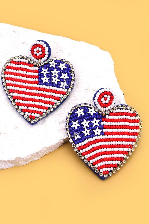 American Hearts Earrings