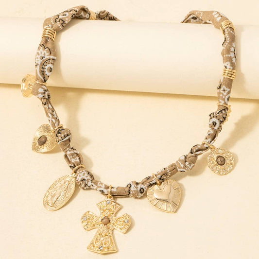 Charming Scarf Necklace