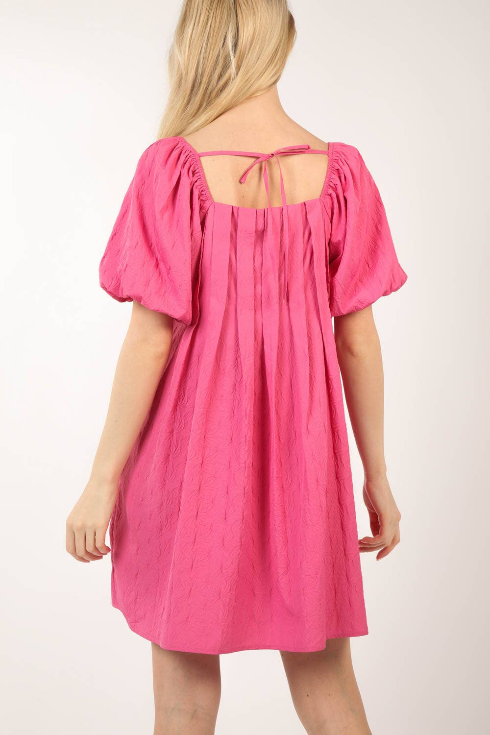 Queen Of Puff Dress- Pink