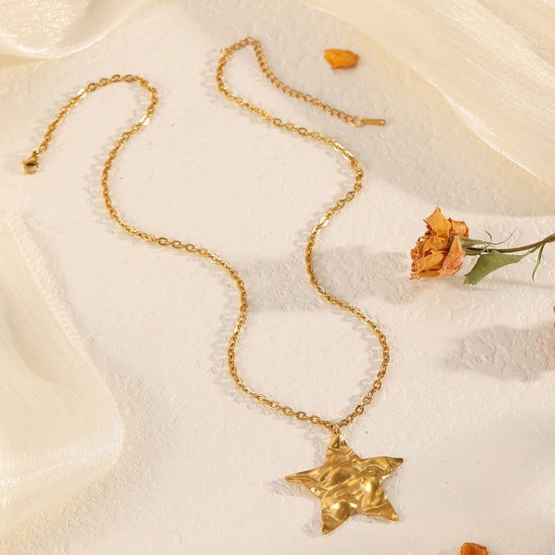 18K Dipped Star Necklace
