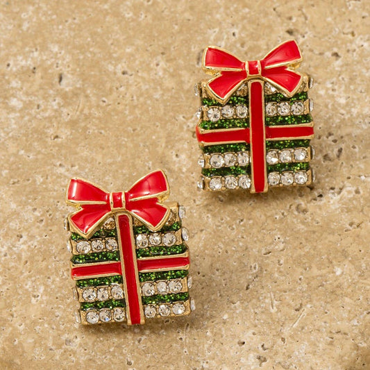 Christmas Present Earrings